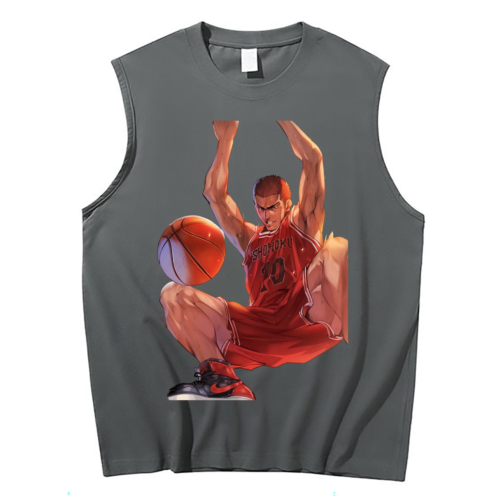 （画像用） SLAM DUNK／スラムダンク コットン100％タンクトップ（フロントプリント）